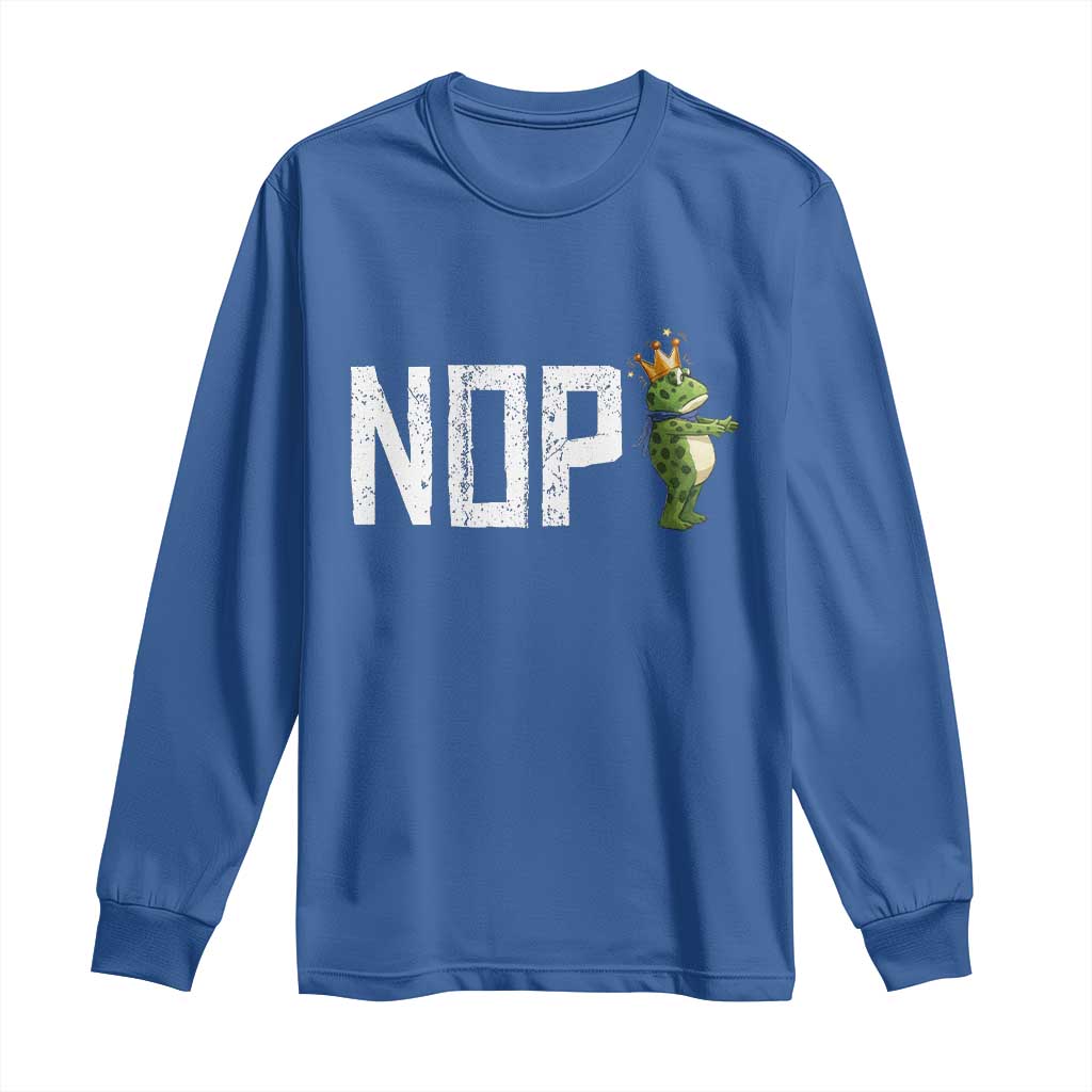 Frogs Resist Long Sleeve Shirt No Kings In America Political 2025 - Wonder Print Shop