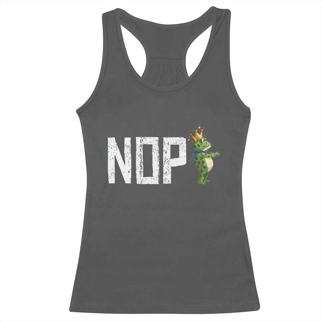 Frogs Resist Racerback Tank Top No Kings In America Political 2025 - Wonder Print Shop