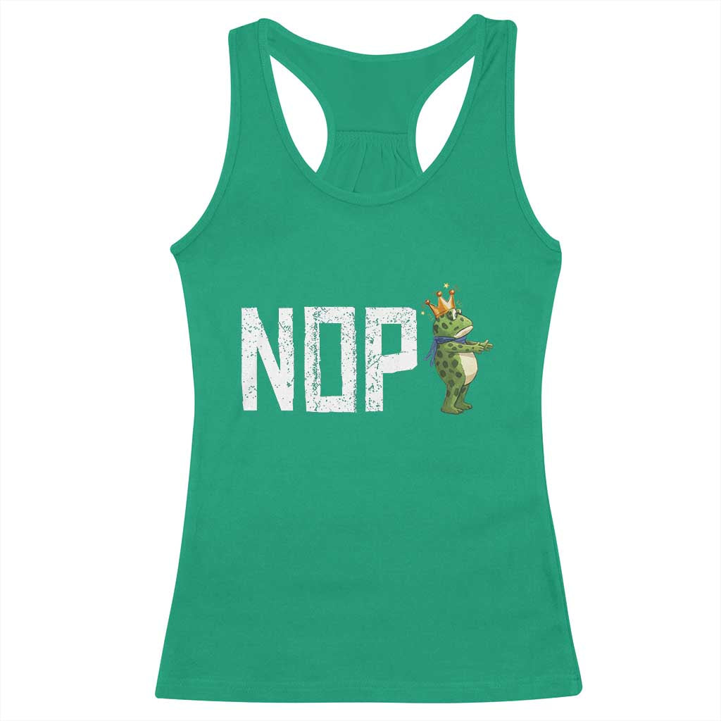 Frogs Resist Racerback Tank Top No Kings In America Political 2025 - Wonder Print Shop
