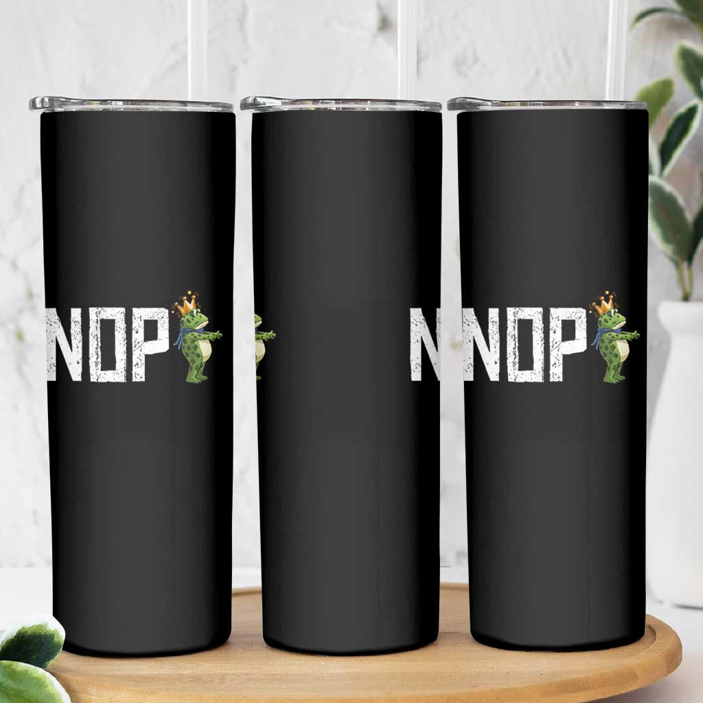 Frogs Resist Skinny Tumbler No Kings In America Political 2025 - Wonder Print Shop