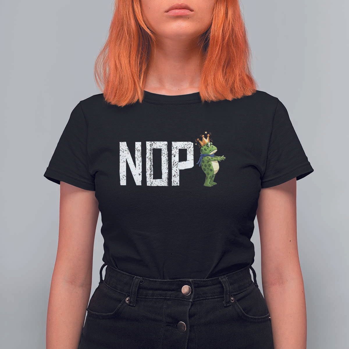 Frogs Resist T Shirt For Women No Kings In America Political 2025 - Wonder Print Shop