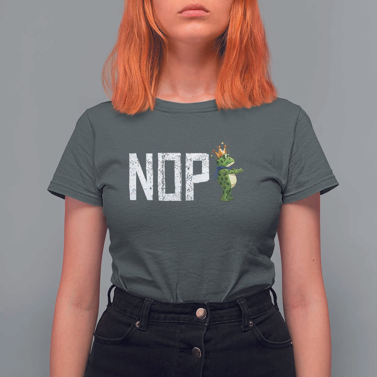 Frogs Resist T Shirt For Women No Kings In America Political 2025 - Wonder Print Shop