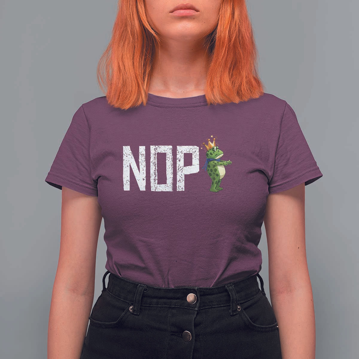 Frogs Resist T Shirt For Women No Kings In America Political 2025 - Wonder Print Shop