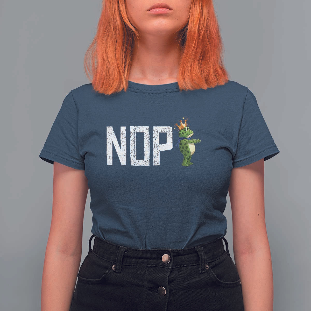 Frogs Resist T Shirt For Women No Kings In America Political 2025 - Wonder Print Shop