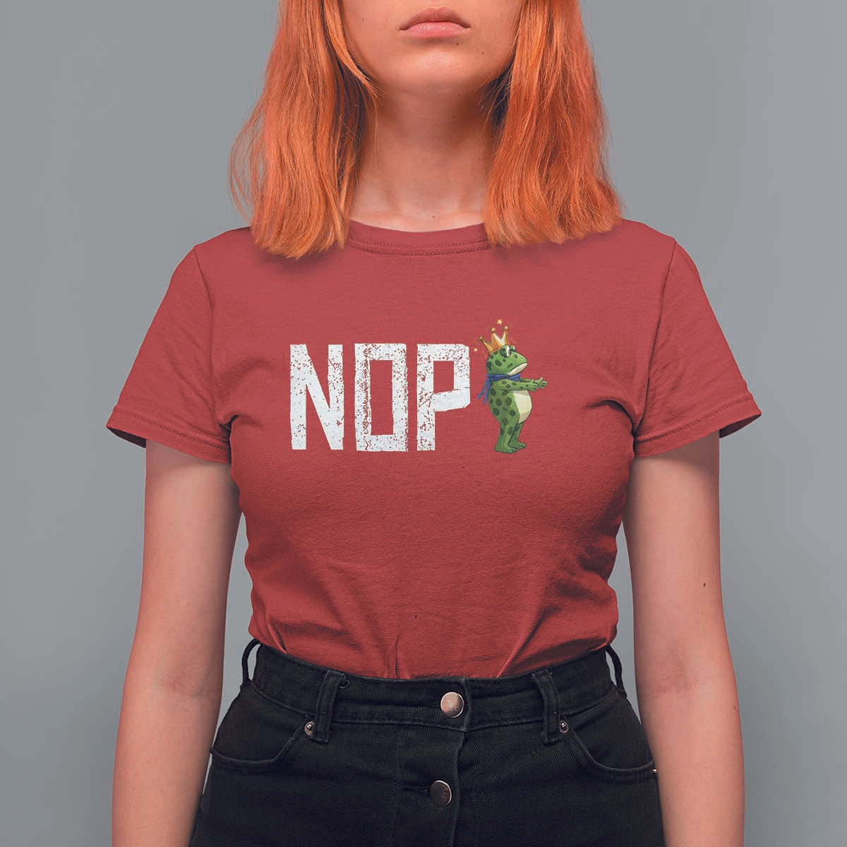 Frogs Resist T Shirt For Women No Kings In America Political 2025 - Wonder Print Shop