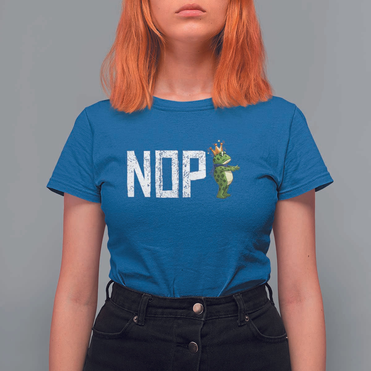 Frogs Resist T Shirt For Women No Kings In America Political 2025 - Wonder Print Shop