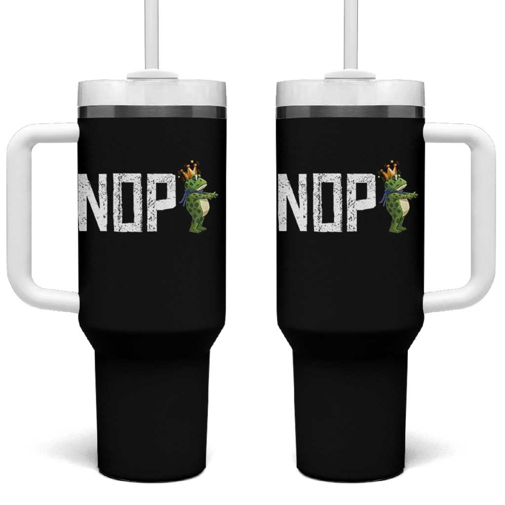 Frogs Resist Tumbler With Handle No Kings In America Political 2025 - Wonder Print Shop