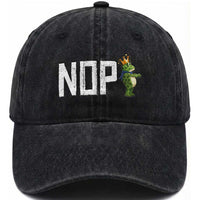 Frogs Resist Washed Cotton Baseball Cap No Kings In America Political 2025