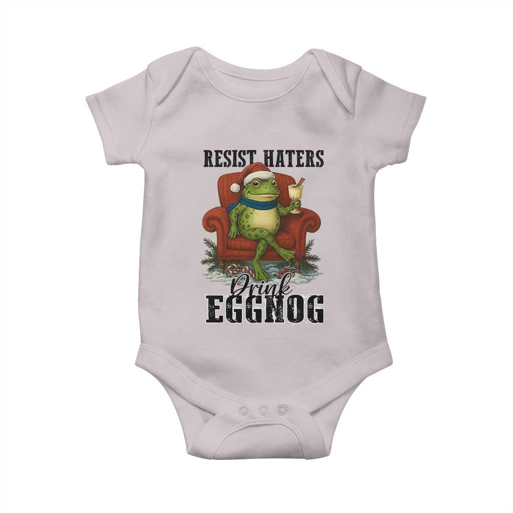 Frogs Resist Christmas Baby Onesie Portland Frog Activist America Political 2025 - Wonder Print Shop