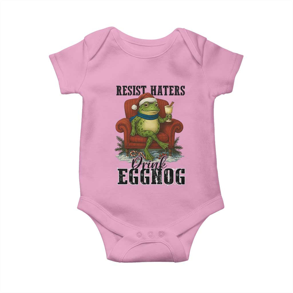 Frogs Resist Christmas Baby Onesie Portland Frog Activist America Political 2025 - Wonder Print Shop