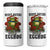 Frogs Resist Christmas 4 in 1 Can Cooler Tumbler Portland Frog Activist America Political 2025 - Wonder Print Shop