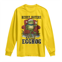 Frogs Resist Christmas Long Sleeve Shirt Portland Frog Activist America Political 2025 - Wonder Print Shop