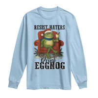 Frogs Resist Christmas Long Sleeve Shirt Portland Frog Activist America Political 2025 - Wonder Print Shop