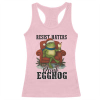 Frogs Resist Christmas Racerback Tank Top Portland Frog Activist America Political 2025 - Wonder Print Shop
