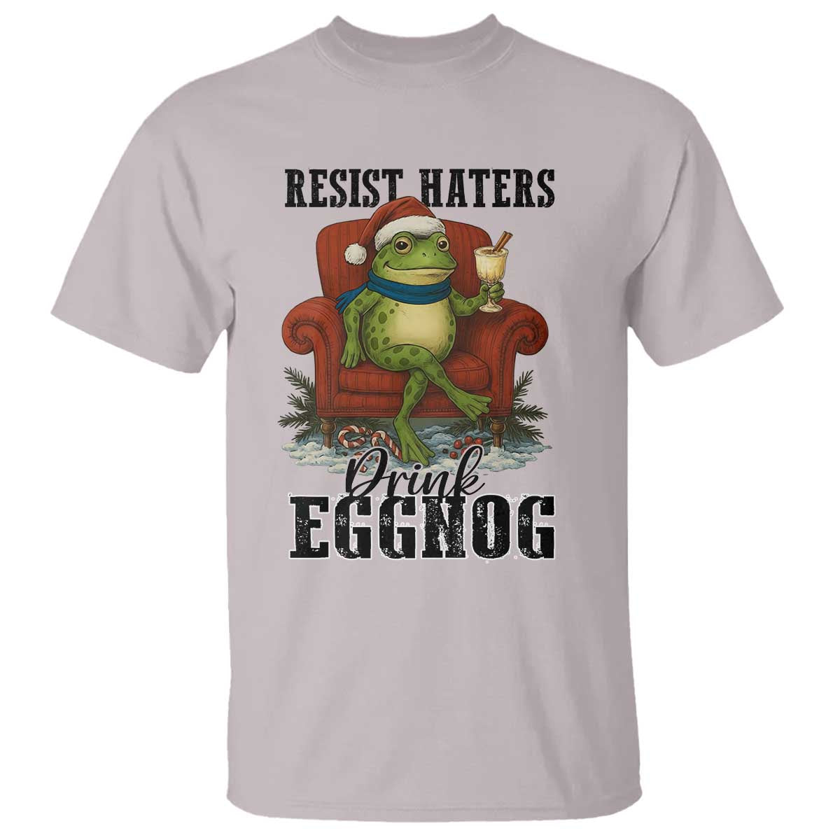 Frogs Resist Christmas T Shirt Portland Frog Activist America Political 2025 - Wonder Print Shop