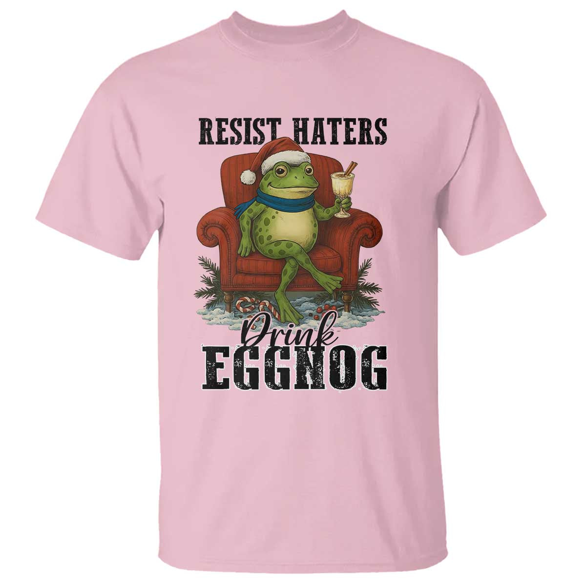 Frogs Resist Christmas T Shirt Portland Frog Activist America Political 2025 - Wonder Print Shop