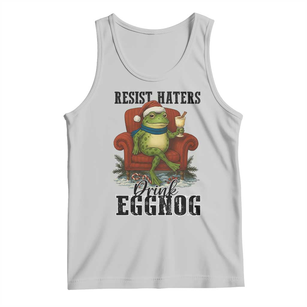 Frogs Resist Christmas Tank Top Portland Frog Activist America Political 2025 - Wonder Print Shop