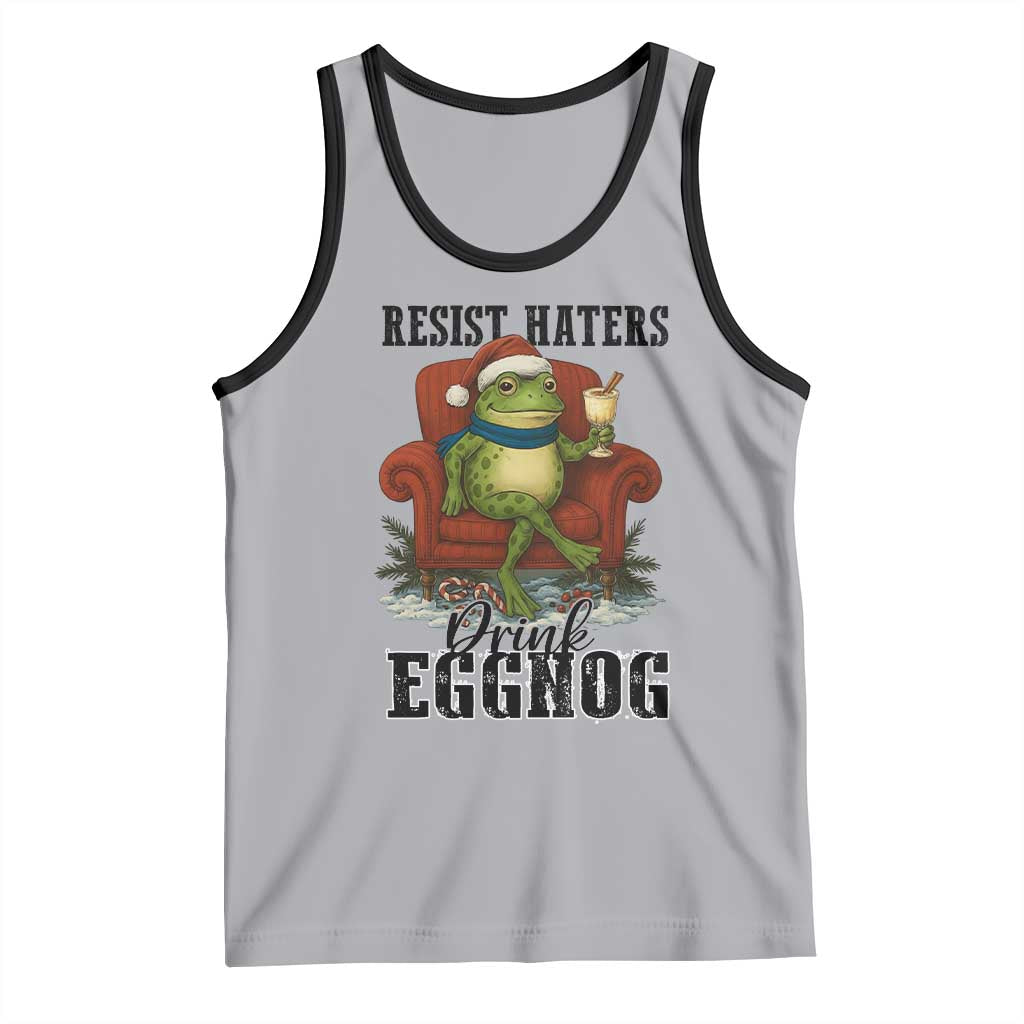 Frogs Resist Christmas Tank Top Portland Frog Activist America Political 2025 - Wonder Print Shop