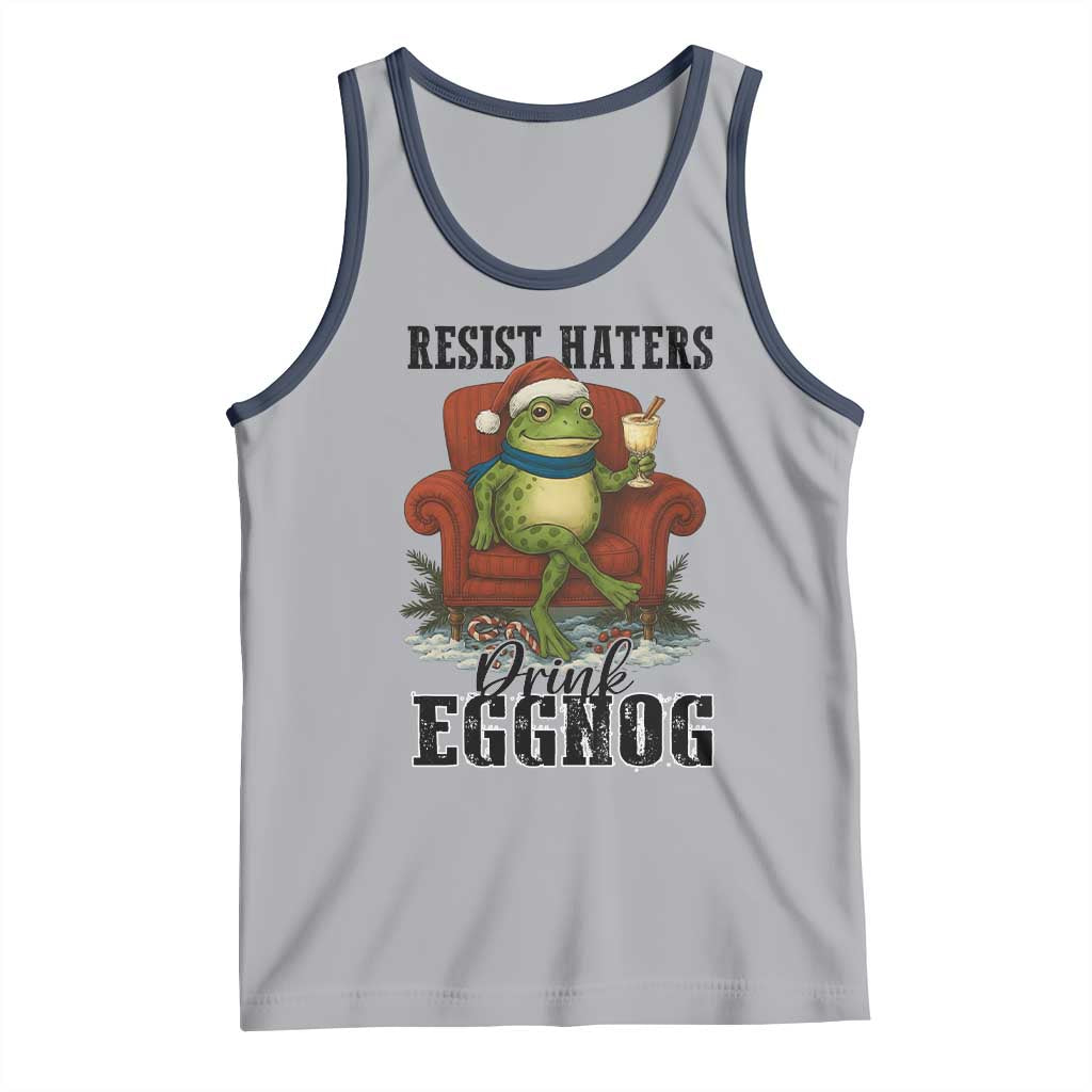 Frogs Resist Christmas Tank Top Portland Frog Activist America Political 2025 - Wonder Print Shop