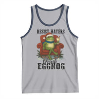 Frogs Resist Christmas Tank Top Portland Frog Activist America Political 2025 - Wonder Print Shop