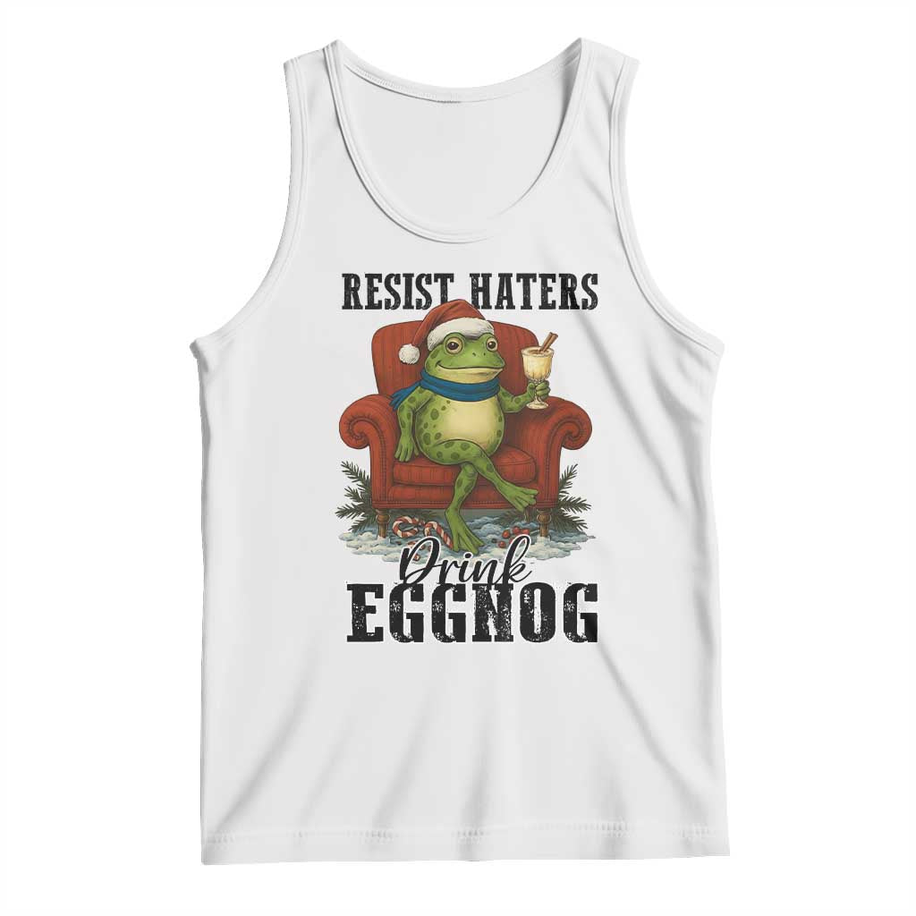 Frogs Resist Christmas Tank Top Portland Frog Activist America Political 2025 - Wonder Print Shop