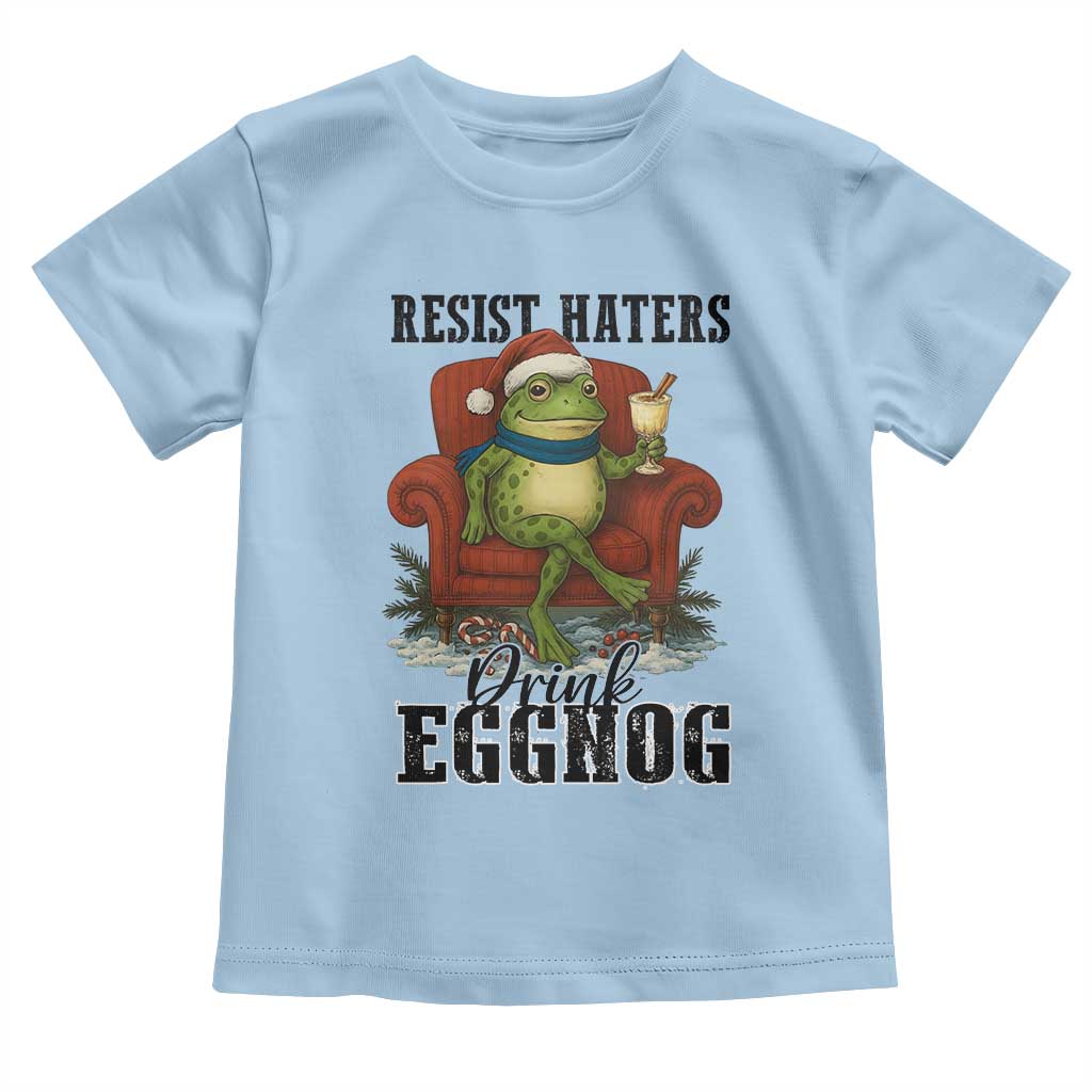 Frogs Resist Christmas Toddler T Shirt Portland Frog Activist America Political 2025 - Wonder Print Shop