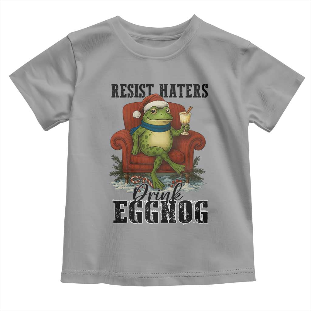 Frogs Resist Christmas Toddler T Shirt Portland Frog Activist America Political 2025 - Wonder Print Shop