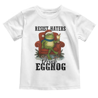 Frogs Resist Christmas Toddler T Shirt Portland Frog Activist America Political 2025 - Wonder Print Shop