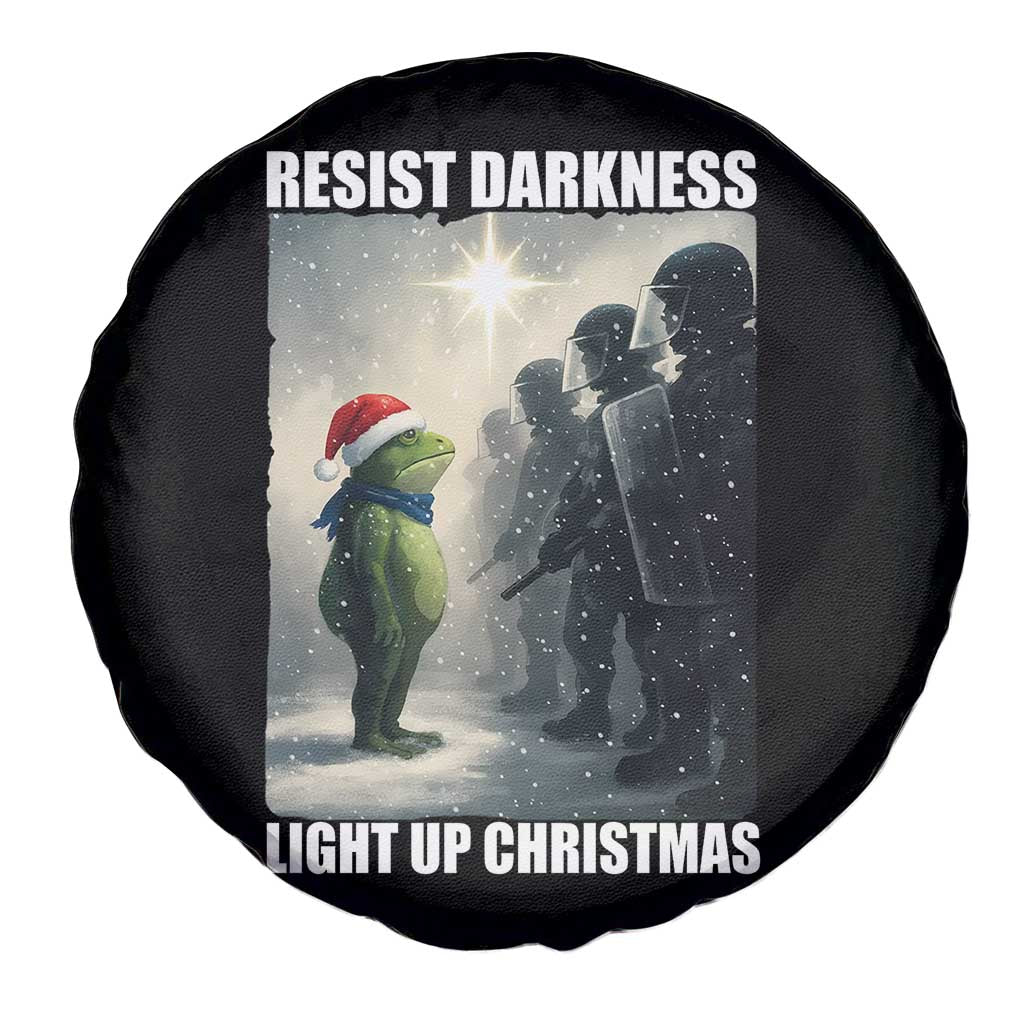 Resist Frog Christmas Spare Tire Cover Funny Portland Protest ICE Activist Meme - Wonder Print Shop