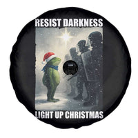 Resist Frog Christmas Spare Tire Cover Funny Portland Protest ICE Activist Meme - Wonder Print Shop