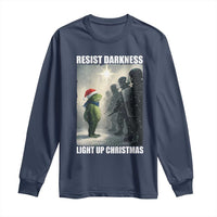 Resist Frog Christmas Long Sleeve Shirt Funny Portland Protest ICE Activist Meme - Wonder Print Shop