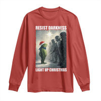 Resist Frog Christmas Long Sleeve Shirt Funny Portland Protest ICE Activist Meme - Wonder Print Shop