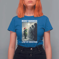Resist Frog Christmas T Shirt For Women Funny Portland Protest ICE Activist Meme - Wonder Print Shop
