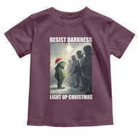 Resist Frog Christmas Toddler T Shirt Funny Portland Protest ICE Activist Meme - Wonder Print Shop
