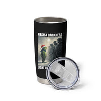 Resist Frog Christmas Tumbler Cup Funny Portland Protest ICE Activist Meme - Wonder Print Shop