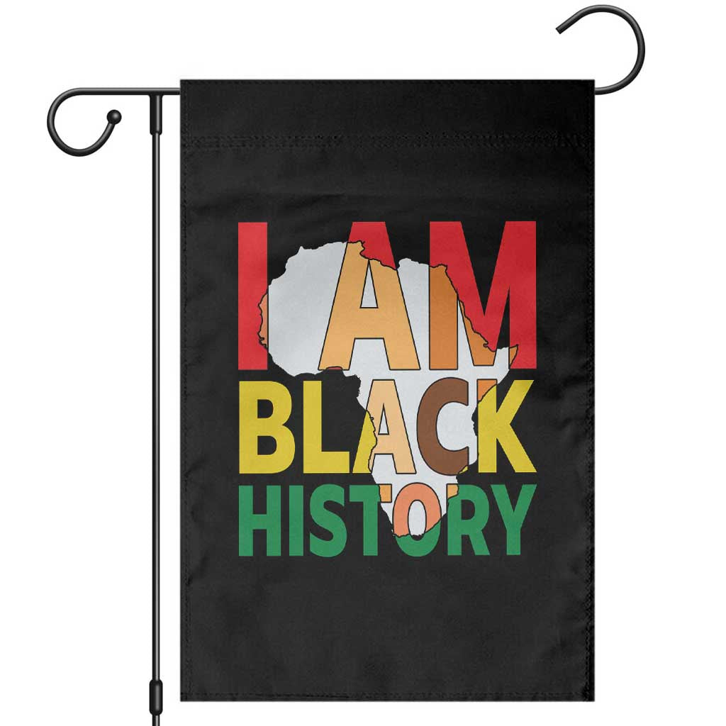 Black History Month African American Garden Flag I Am Black History - Wonder Print Shop
