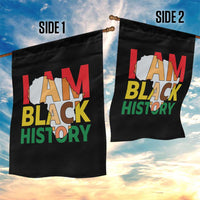 Black History Month African American Garden Flag I Am Black History - Wonder Print Shop
