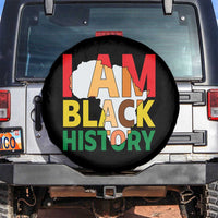 Black History Month African American Spare Tire Cover I Am Black History - Wonder Print Shop