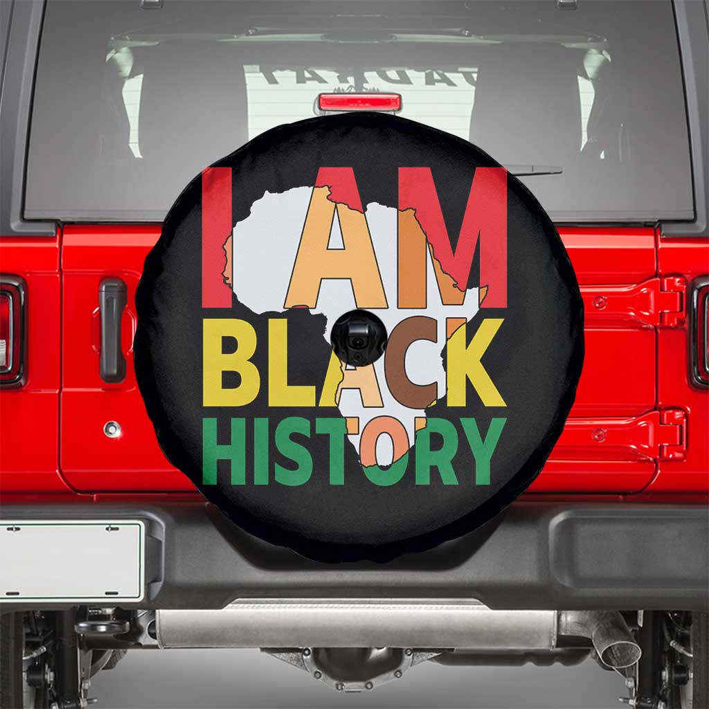 Black History Month African American Spare Tire Cover I Am Black History - Wonder Print Shop