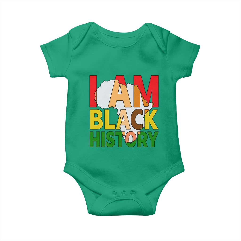 Black History Month African American Baby Onesie I Am Black History - Wonder Print Shop