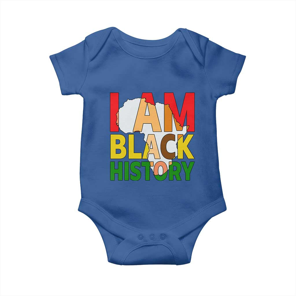 Black History Month African American Baby Onesie I Am Black History - Wonder Print Shop