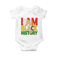 Black History Month African American Baby Onesie I Am Black History - Wonder Print Shop