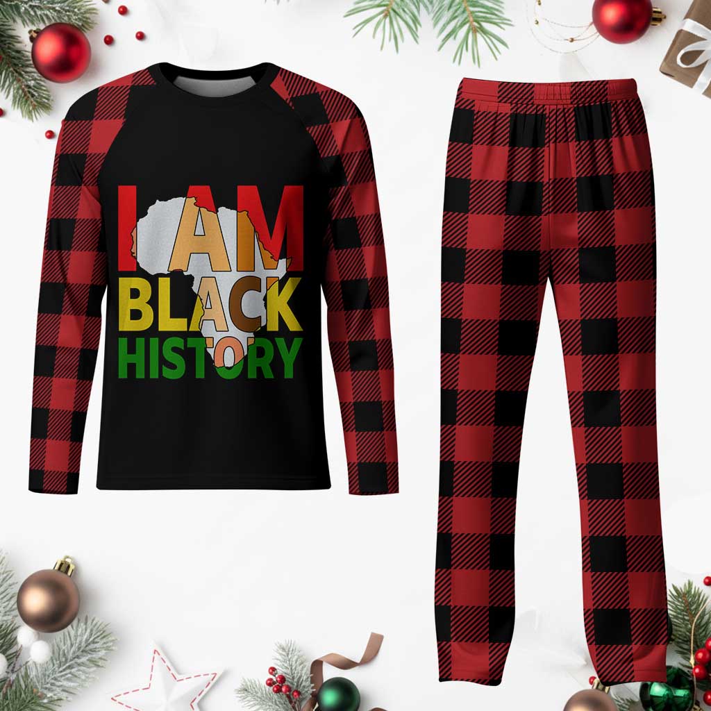 Black History Month African American Plaid Pajama Set I Am Black History - Wonder Print Shop