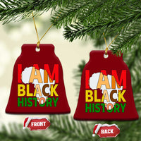 Black History Month African American Ceramic Ornament I Am Black History - Wonder Print Shop