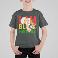 Black History Month African American T Shirt For Kid I Am Black History - Wonder Print Shop