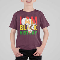 Black History Month African American T Shirt For Kid I Am Black History - Wonder Print Shop
