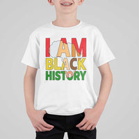 Black History Month African American T Shirt For Kid I Am Black History - Wonder Print Shop