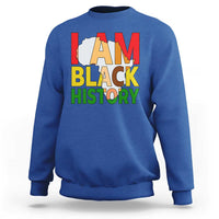 Black History Month African American Sweatshirt I Am Black History - Wonder Print Shop