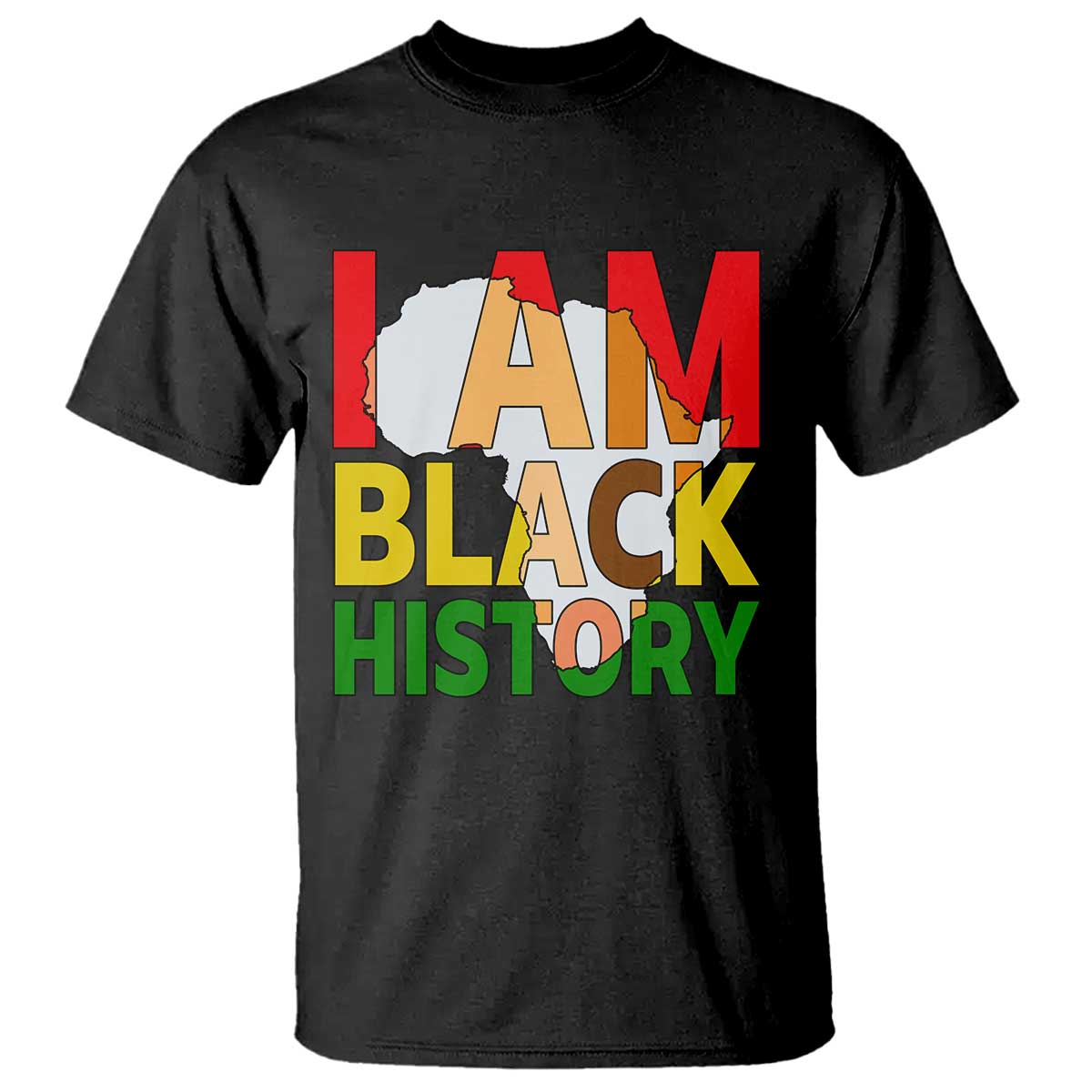 Black History Month African American T Shirt I Am Black History - Wonder Print Shop