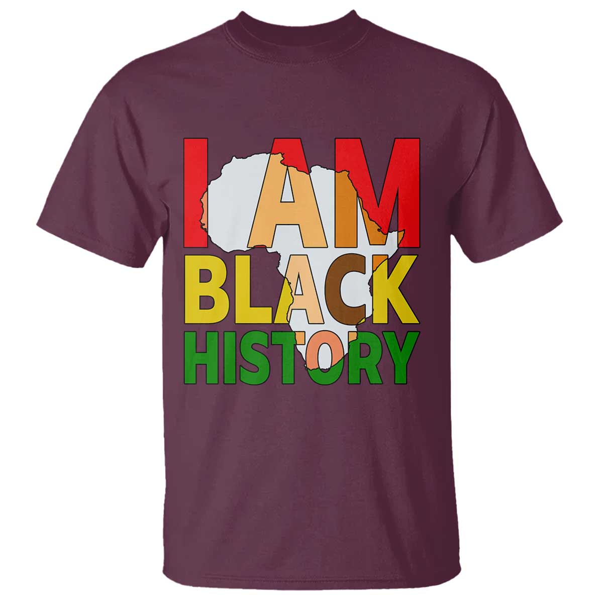 Black History Month African American T Shirt I Am Black History - Wonder Print Shop